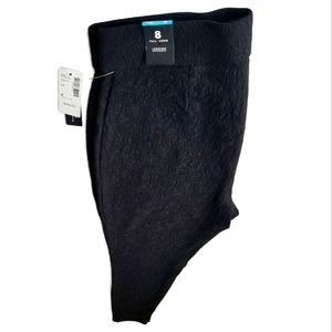 NWT Reitmans Black Textured Legging/Pants, 8 Tall